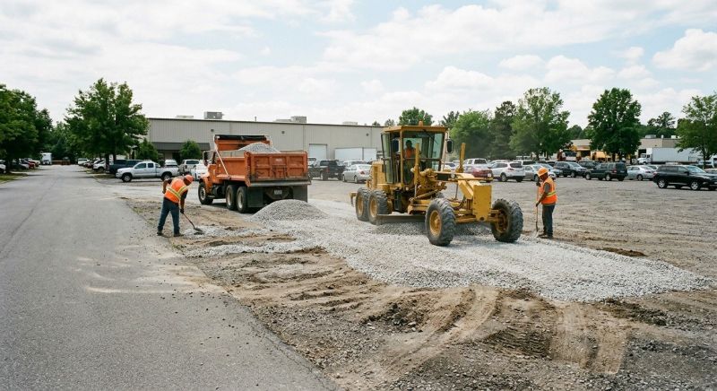 Parking Lot Excavation in Conroe, TX