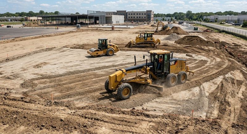 Parking Lot Leveling in Pearland, TX
